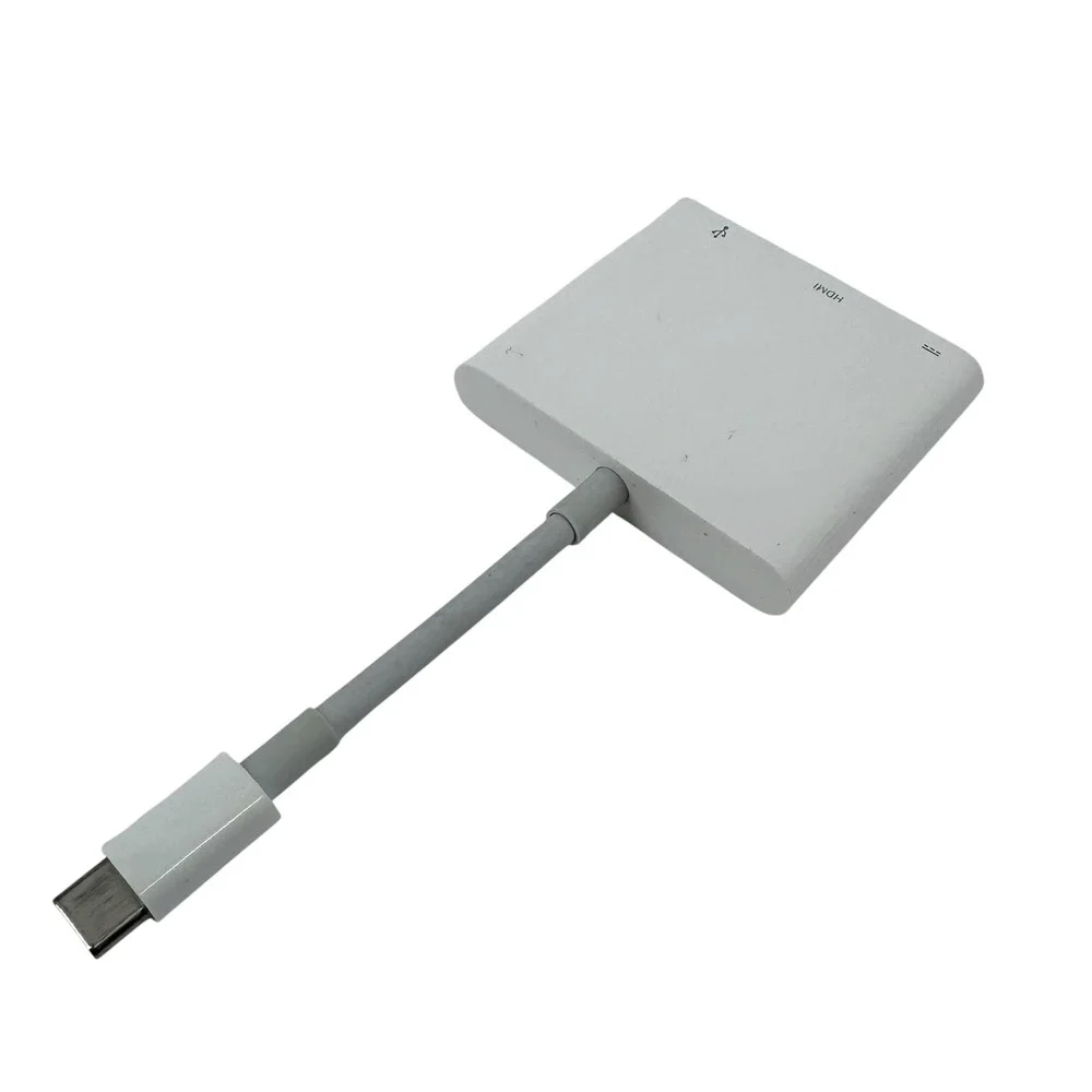Apple USB-C Digital AV Multiport Adapter OS White A2119 HDMI USB Hub TESTED